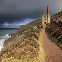 Buy canvas prints of Approaching Storm (Wheal Coates)  by Andrew Ray