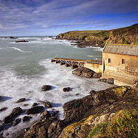 Buy canvas prints of Old Lifeboat Station (Lizard)  by Andrew Ray