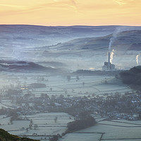 Buy canvas prints of Sheep above the Hope Valley by Andrew Ray