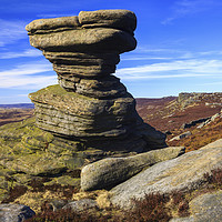 Buy canvas prints of The Salt Cellar (Derwent Edge) by Andrew Ray