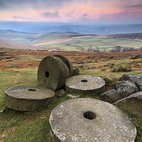 Buy canvas prints of Morning at Stanage Edge by Andrew Ray