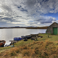 Buy canvas prints of  Loch Bhaltois by Andrew Ray