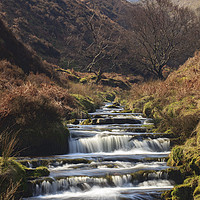 Buy canvas prints of Fairbrook Waterfalls by Andrew Ray