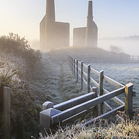 Buy canvas prints of Frosty Morning (Wheal Bush) by Andrew Ray
