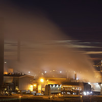 Buy canvas prints of Port Talbot Twilight by Andrew Ray