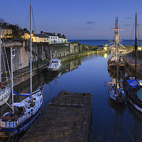 Buy canvas prints of Twilight at Charlestown by Andrew Ray
