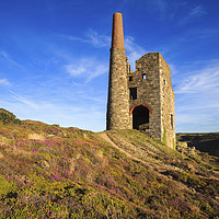 Buy canvas prints of Tywarnhayle Engine House by Andrew Ray