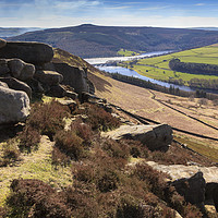 Buy canvas prints of Whinstone Lee Tor by Andrew Ray