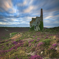 Buy canvas prints of Cornish Engine House by Andrew Ray