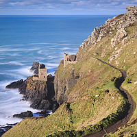 Buy canvas prints of Path to the Crown Mines (Botallack) by Andrew Ray