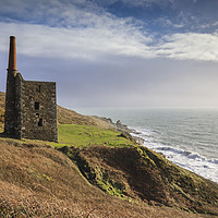 Buy canvas prints of Wheal Prosper Engine House (Rinsey) by Andrew Ray