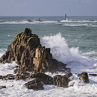 Buy canvas prints of Stormy afternoon (Land's End) by Andrew Ray