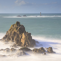 Buy canvas prints of Towards Longship Lighthouse (Land's End) by Andrew Ray