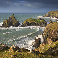 Buy canvas prints of Above Kynance Cove by Andrew Ray