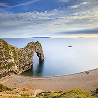 Buy canvas prints of Above Durdle Door by Andrew Ray