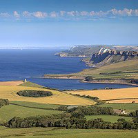 Buy canvas prints of Above Kimmeridge Bay by Andrew Ray by Andrew Ray