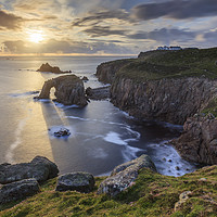 Buy canvas prints of Setting Sun at Lands End by Andrew Ray