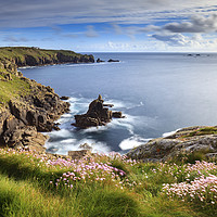 Buy canvas prints of Spring at Mayon Cliff (Sennen Cove) by Andrew Ray