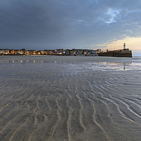Buy canvas prints of Twilight at St Ives by Andrew Ray