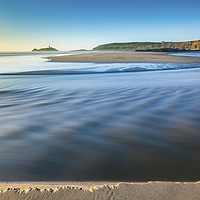 Buy canvas prints of River Pattern on Gwithian Beach  by Andrew Ray