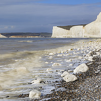 Buy canvas prints of Towards the Seven Sisters by Andrew Ray