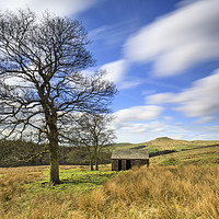 Buy canvas prints of Peak District barn by Andrew Ray