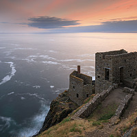 Buy canvas prints of Sunset at Botallack by Andrew Ray