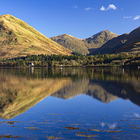Buy canvas prints of Loch Fyne reflections by Andrew Ray