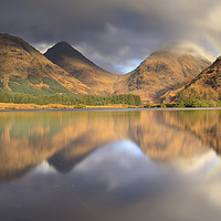 Buy canvas prints of Reflections in Lochan Urr by Andrew Ray