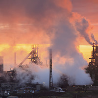 Buy canvas prints of Port Talbot sunset by Andrew Ray