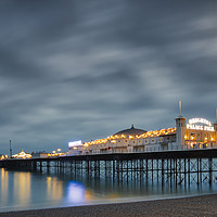 Buy canvas prints of Twilight at Brighton Palace Pier by Andrew Ray