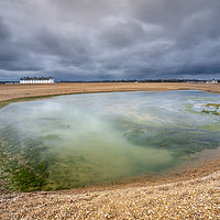 Buy canvas prints of The pool (Shingle Street) by Andrew Ray