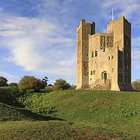 Buy canvas prints of Evening light on Orford Castle by Andrew Ray