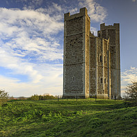 Buy canvas prints of Late light on Orford Castle by Andrew Ray