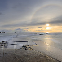 Buy canvas prints of Sunbow at Bude by Andrew Ray