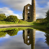Buy canvas prints of Ale and Cakes  mine engine house (United Downs) by Andrew Ray