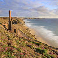 Buy canvas prints of Towanroath Engine House (Wheal Coates) by Andrew Ray