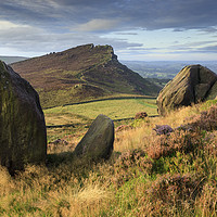 Buy canvas prints of Towards Hen Cloud (from the Roaches) by Andrew Ray