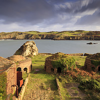 Buy canvas prints of Porth Wen Brickworks by Andrew Ray