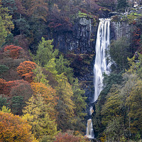 Buy canvas prints of Pistyll Rhaeadr Waterfall by Andrew Ray