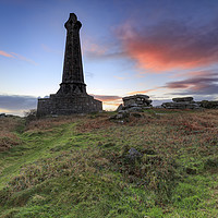 Buy canvas prints of Sunrise at the Bassett  Monument by Andrew Ray