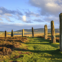 Buy canvas prints of Late Light at the Ring of Brodgar by Andrew Ray