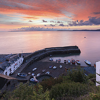 Buy canvas prints of Sunrise at Clovelly by Andrew Ray