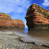 Buy canvas prints of Sandstone Sea Stack (Ladram Bay) by Andrew Ray