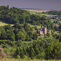 Buy canvas prints of Above Dunster Castle by Andrew Ray