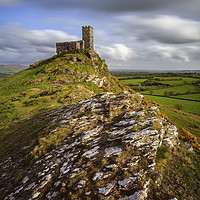 Buy canvas prints of Church View (Brent Tor) by Andrew Ray
