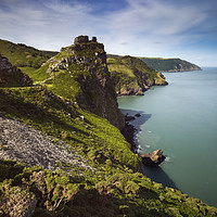 Buy canvas prints of Cliff View (Wringcliff Bay) by Andrew Ray