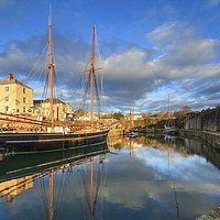 Buy canvas prints of Harbour Reflections (Charlestown) by Andrew Ray