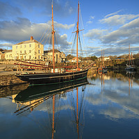 Buy canvas prints of Reflections at Charlestown by Andrew Ray