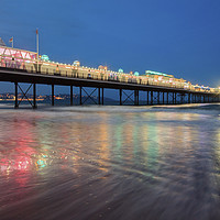 Buy canvas prints of Waters Edge (Paignton Pier) by Andrew Ray
